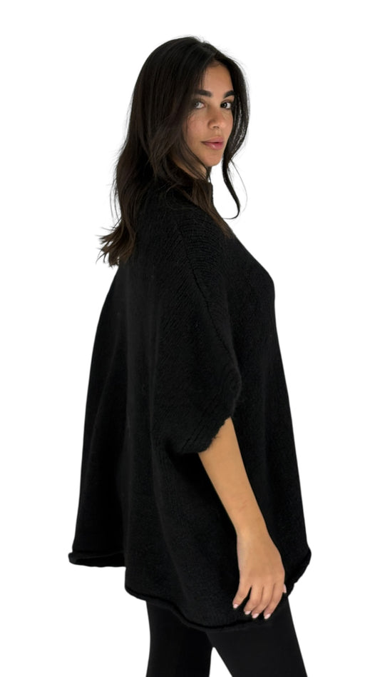 Divit Black Sweater