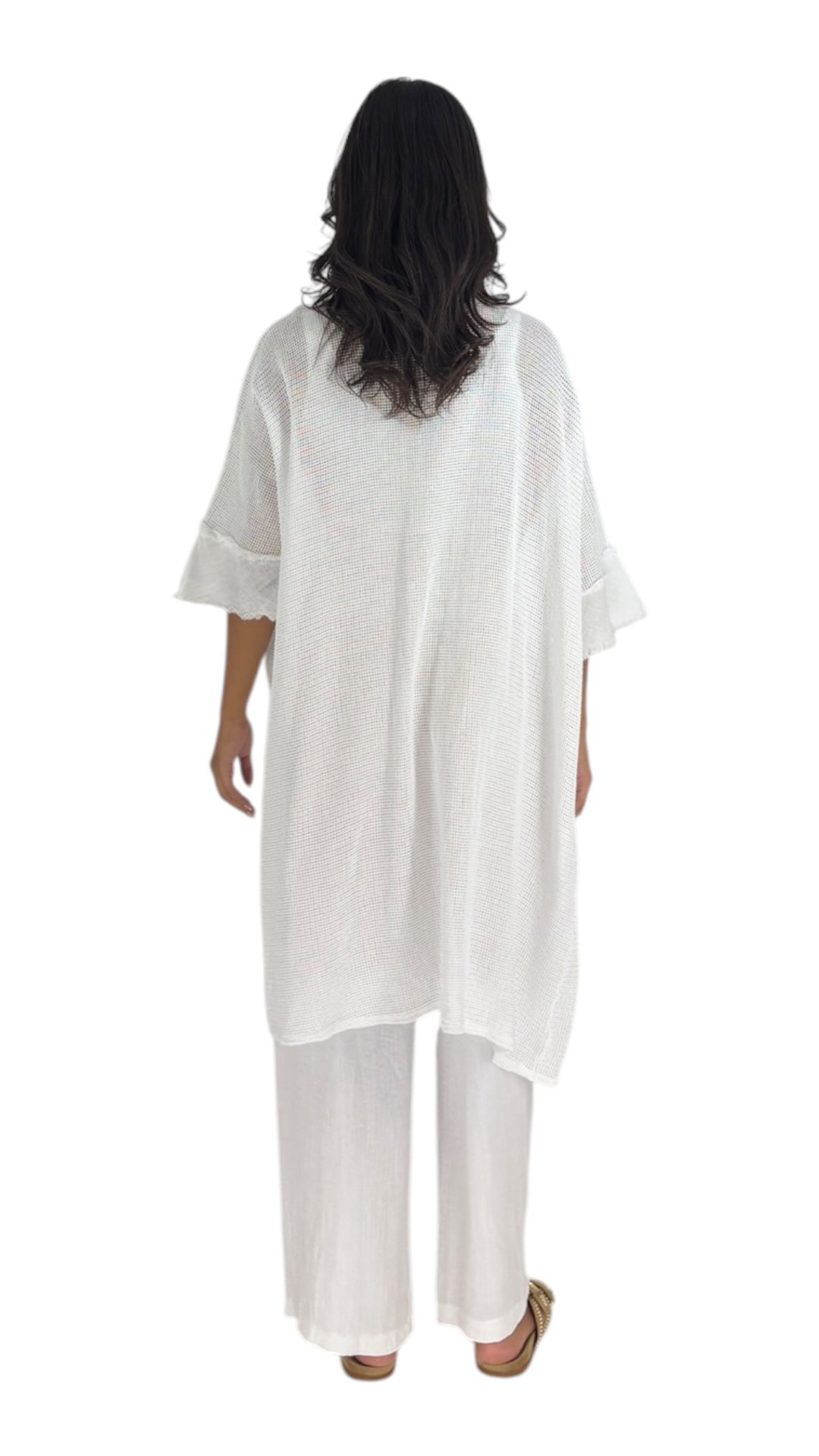 Noor White Cardigan