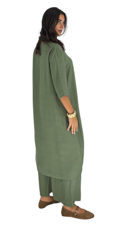 Emilia Olive Green Set