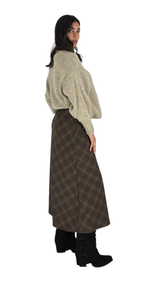 Prayan Brown Skirt
