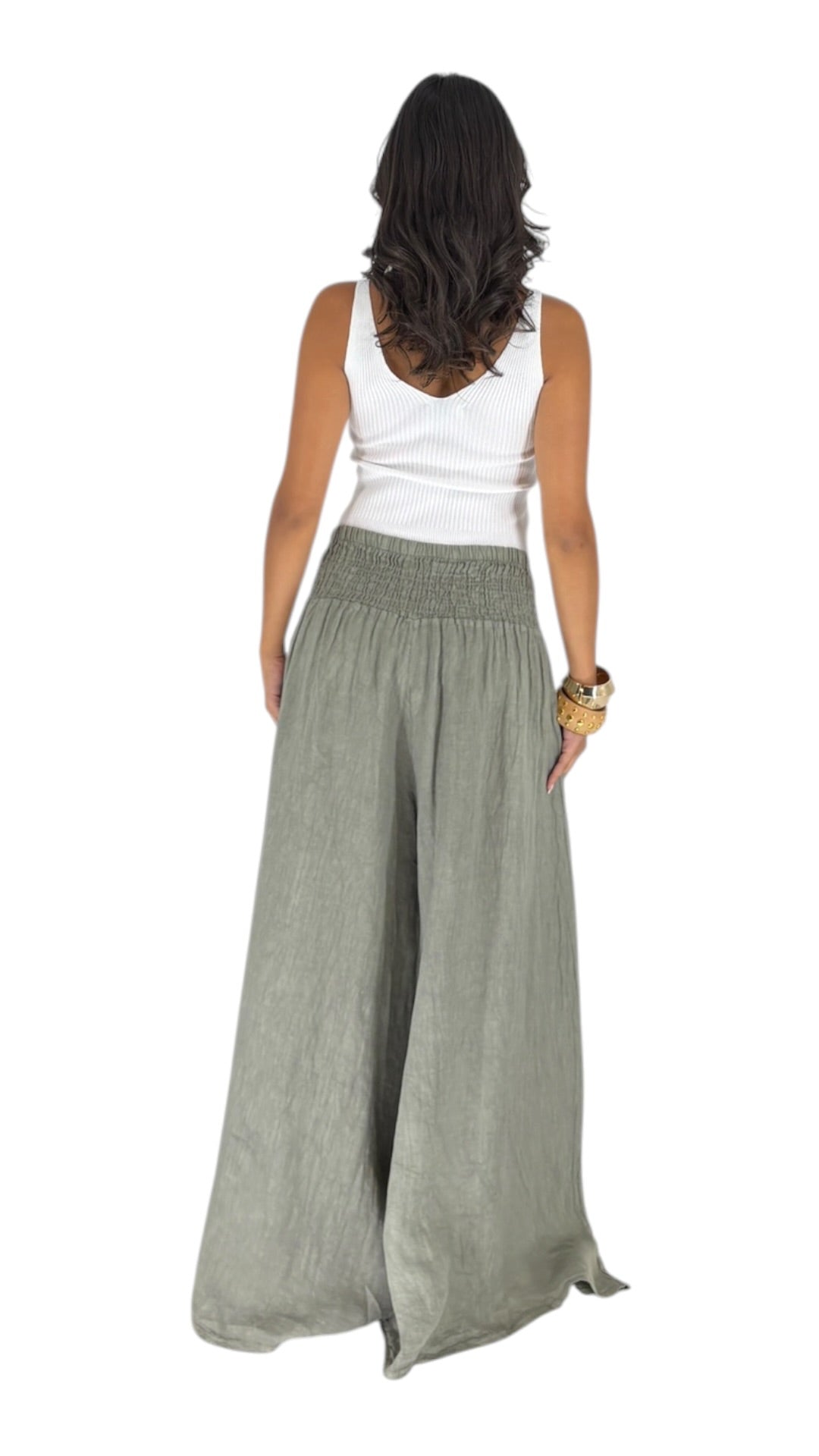 Yamin Kaki Pants