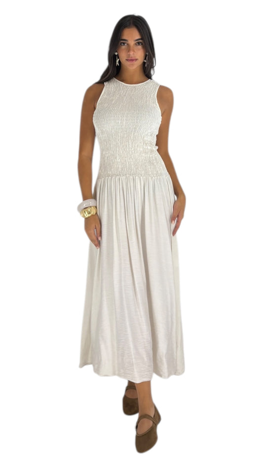 Liza Cream Dress