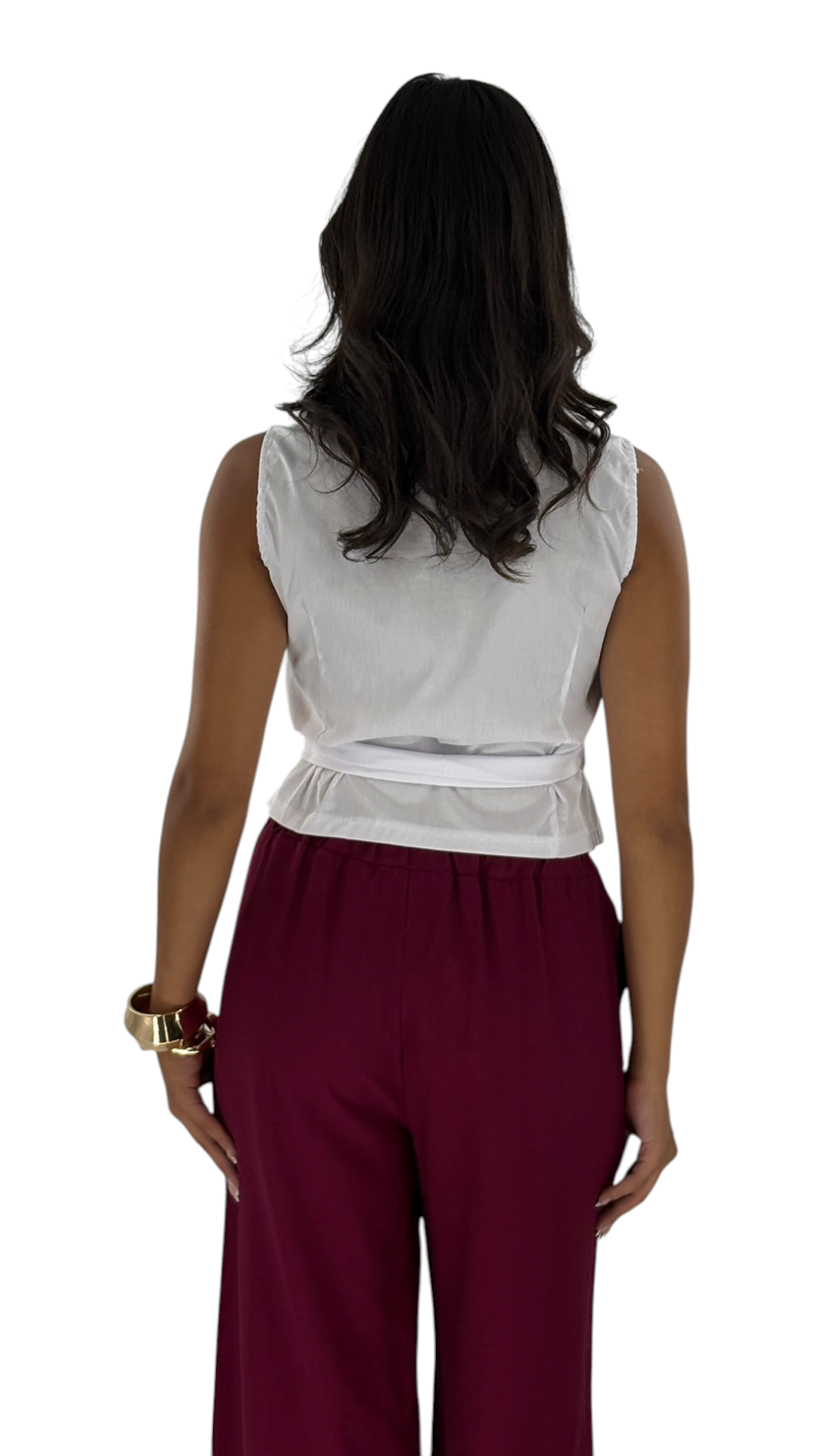 Marie White Vest