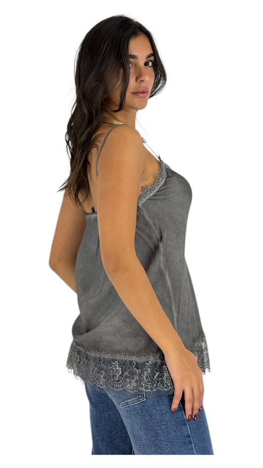 Aziza Grey Camisole