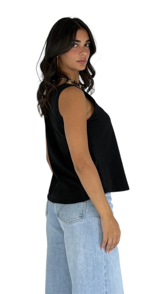 Shahd Black Top