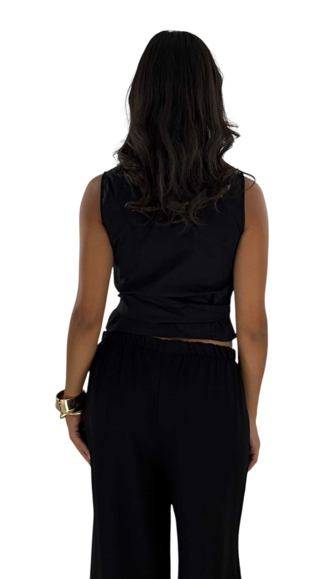 Marie Black Vest