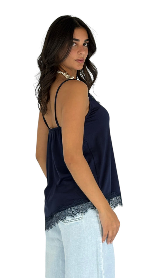 Roaa Navy Camisole
