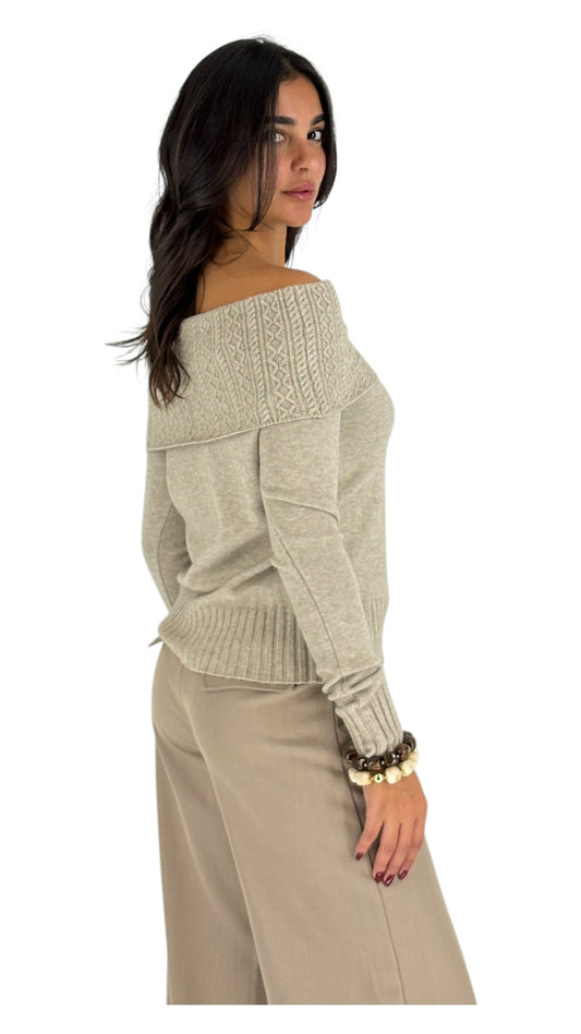 Dalida Beige Sweater