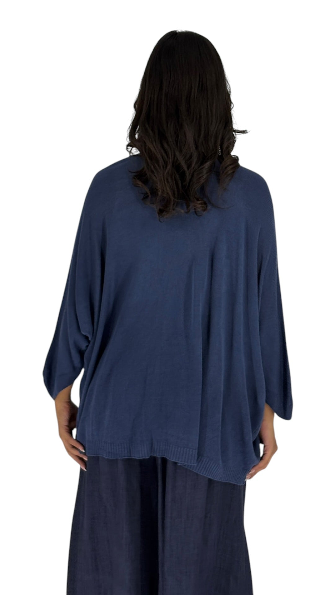 Komal Navy Cardigan