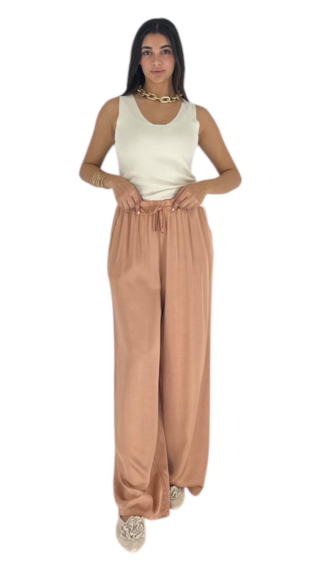 Perla peach pants