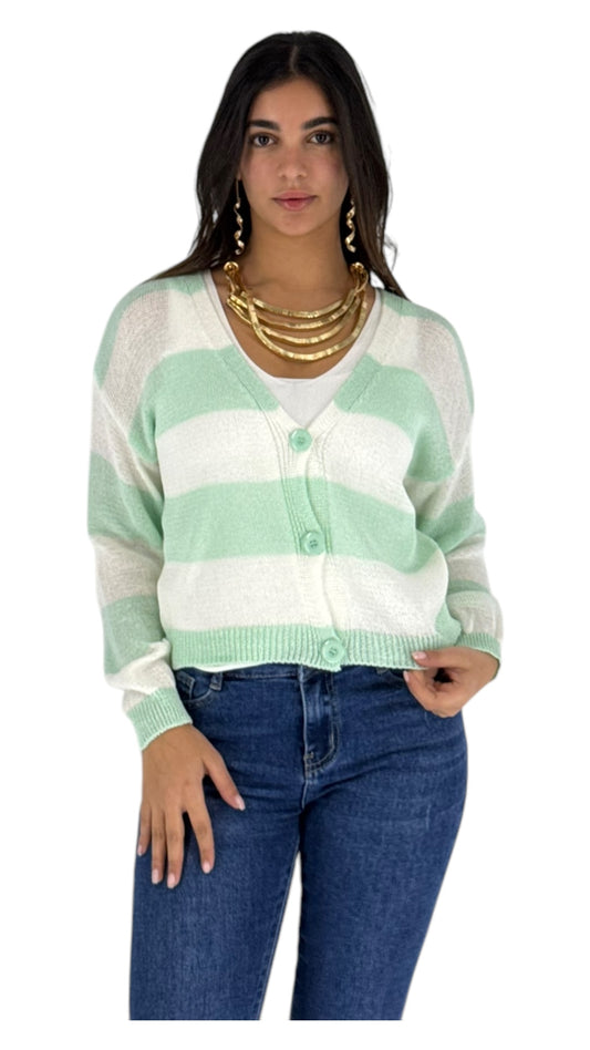 Alice green cardigan