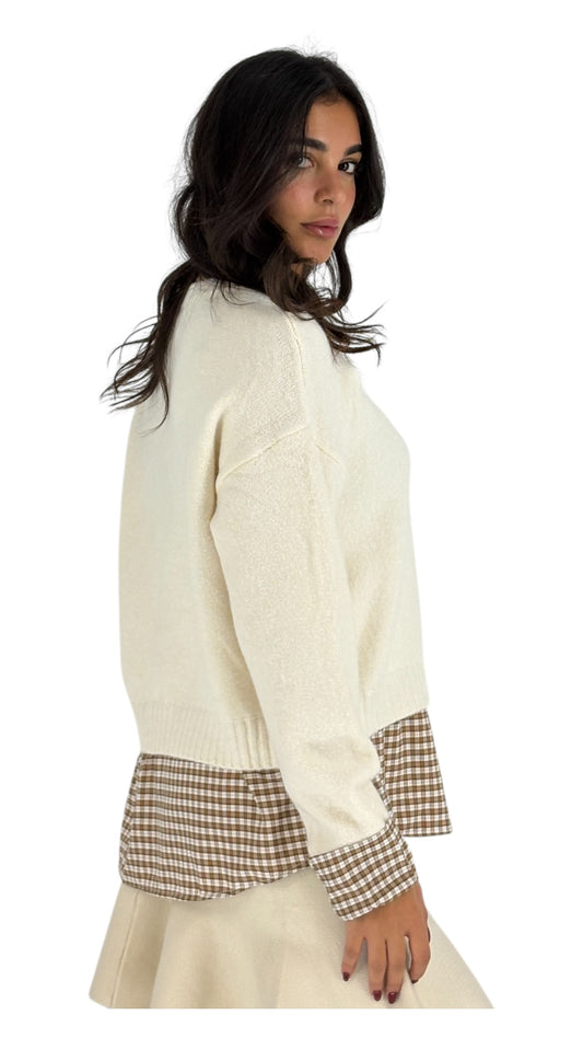 Shaki Cream Sweater