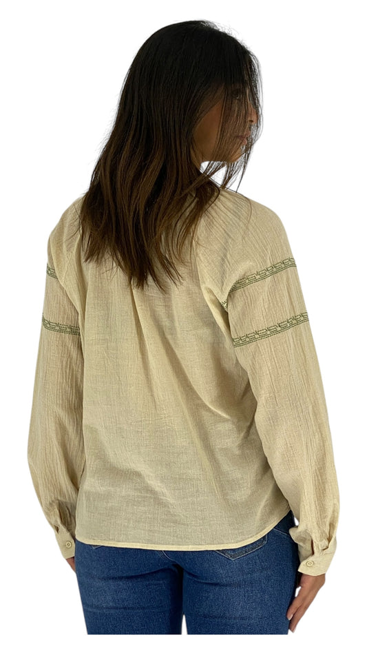 Mai cream shirt