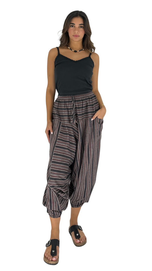 Bree black harem pants