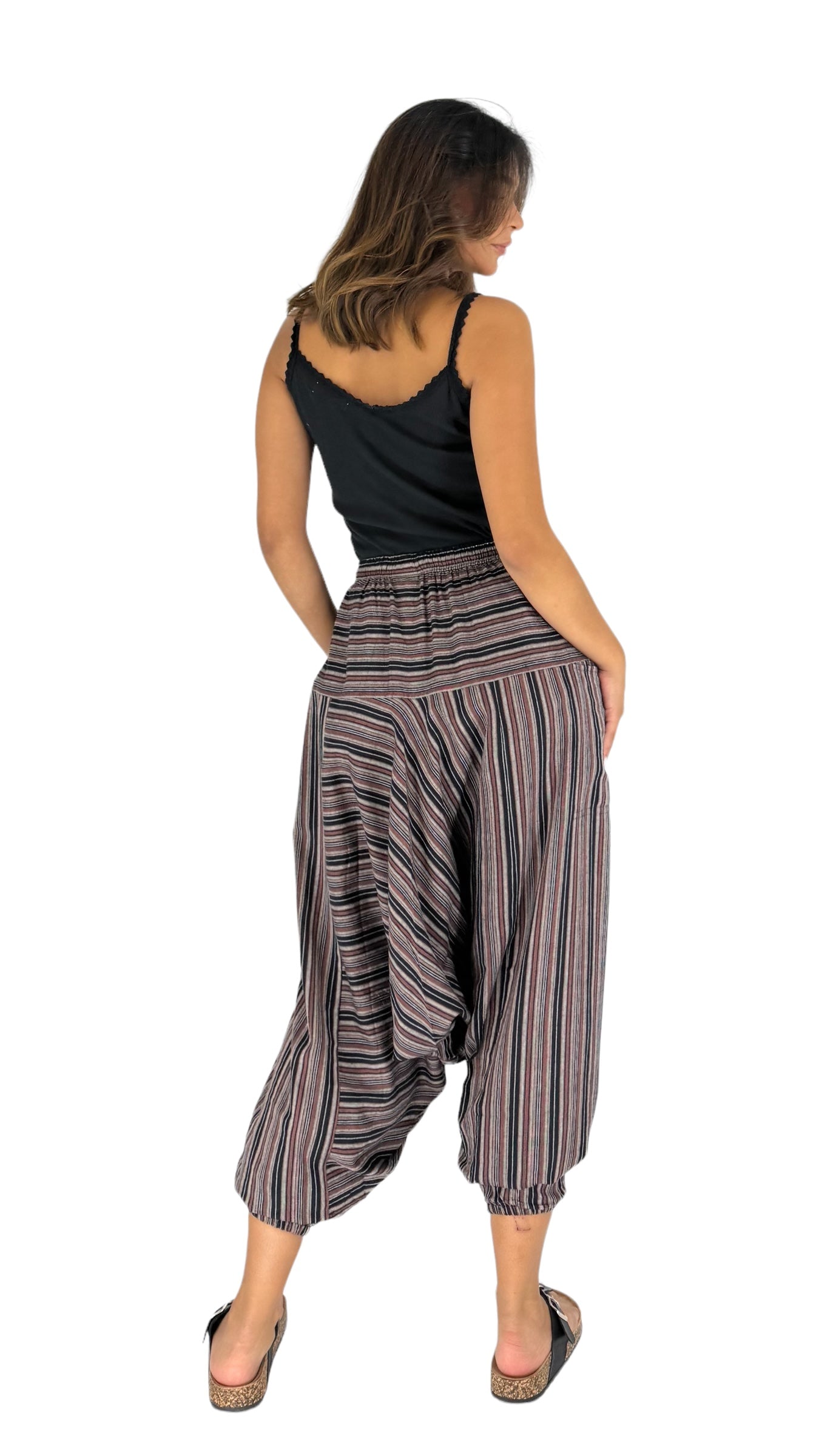 Bree black harem pants