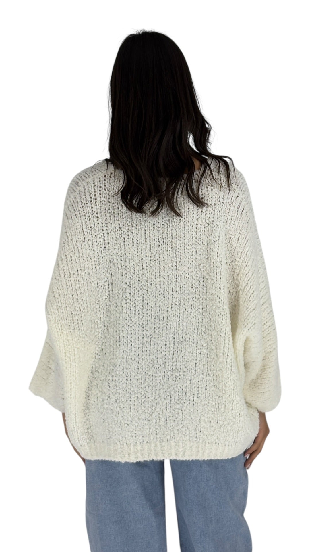 Alma White Sweater