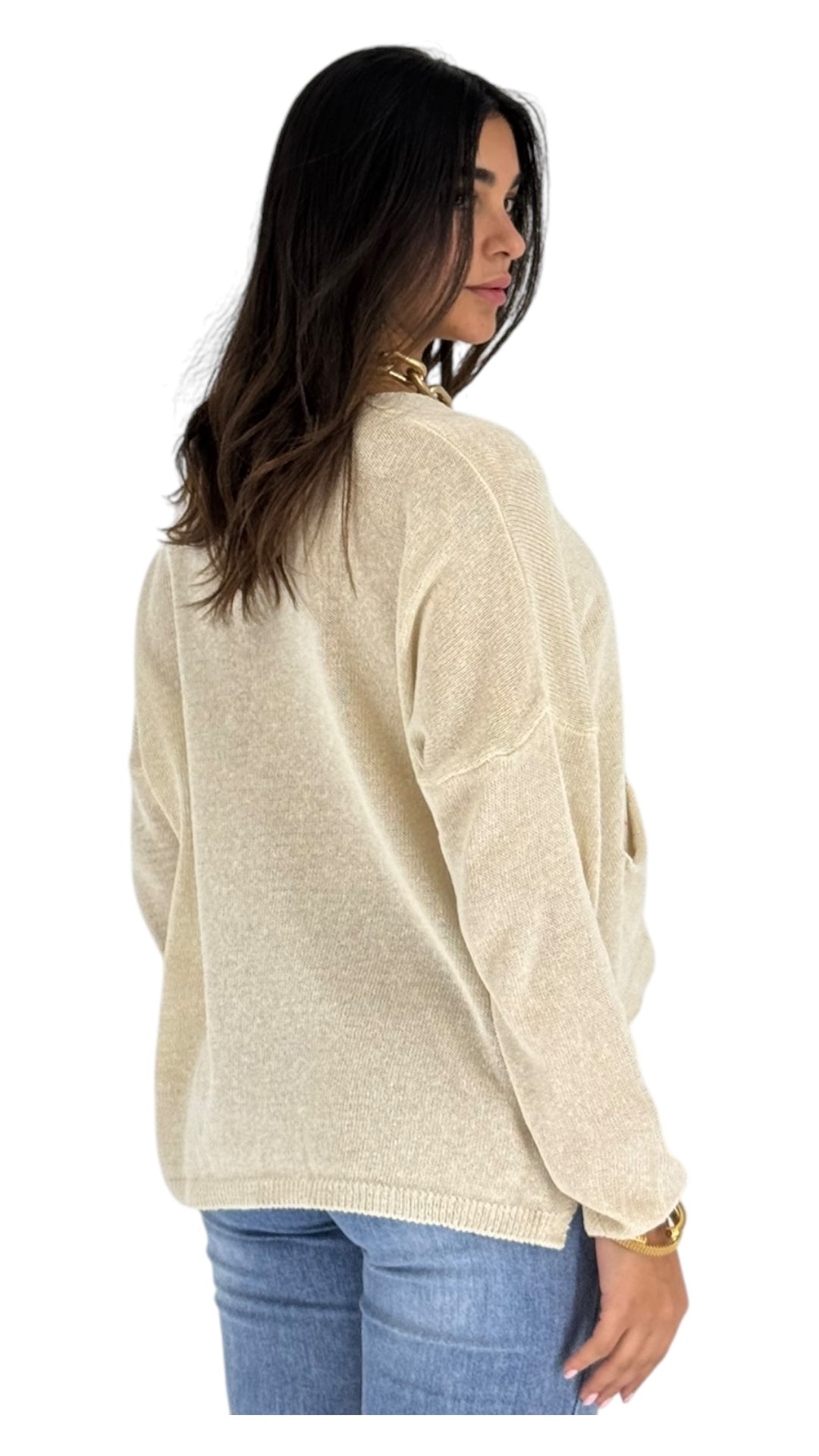 Carol beige cardigan