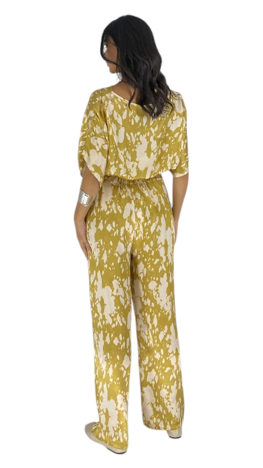 Kiki yellow cow print set