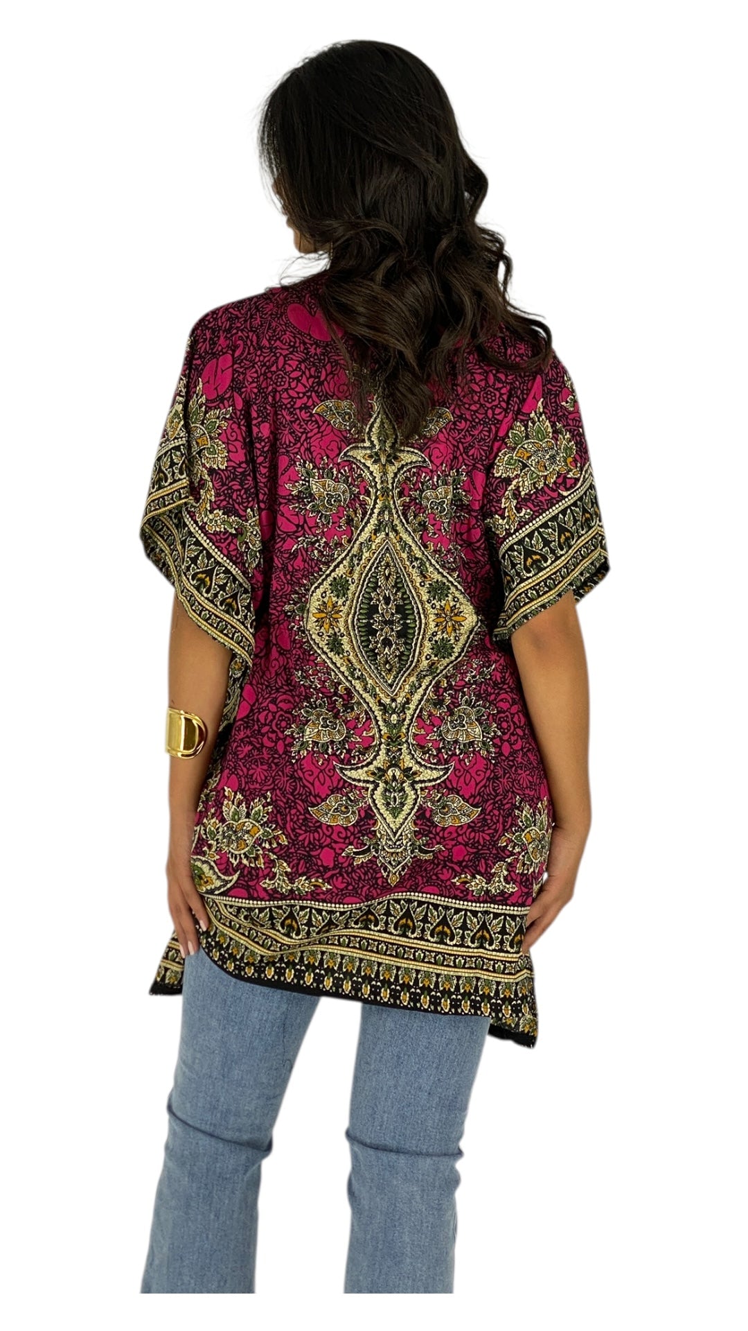 Ferris Fuchsia Top