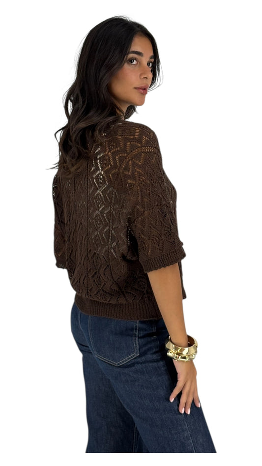 Mais Brown Cardigan