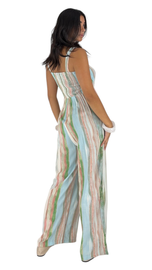 Frona Blue Jumpsuit