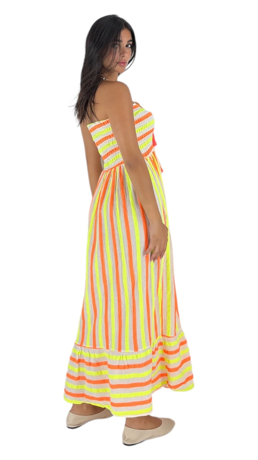 Santino neon orange/yellow dress