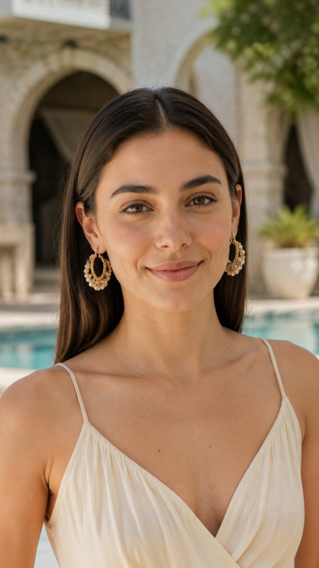 Amora gold earing