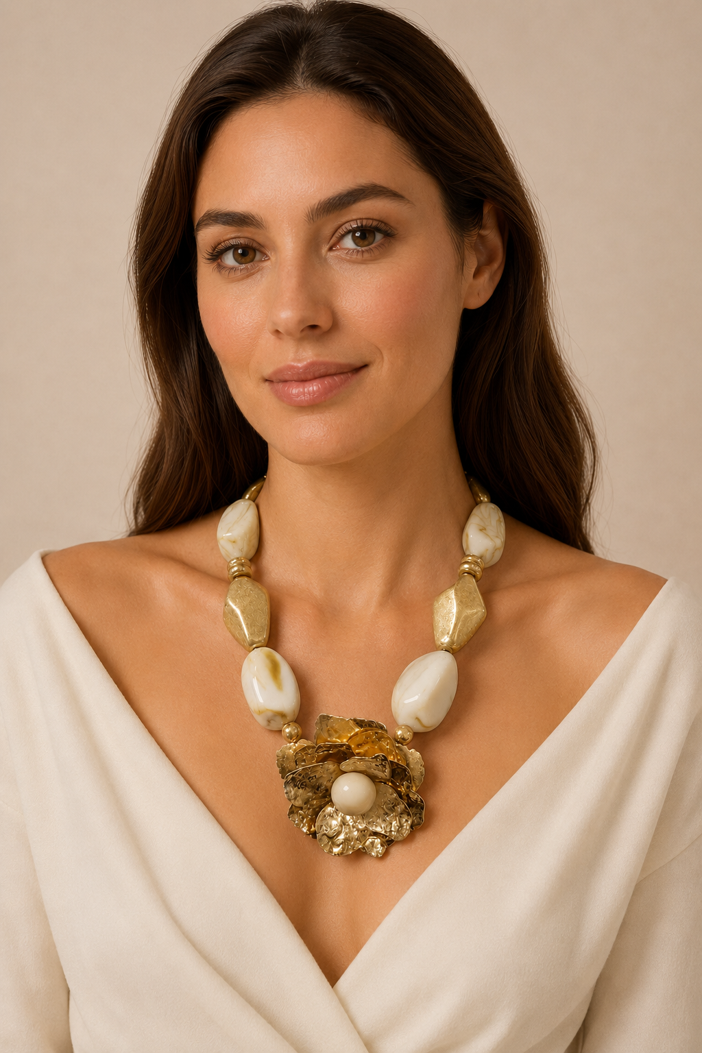 Farah gold necklace