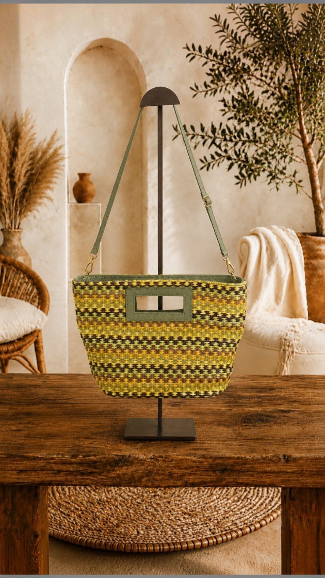 Katie green/yellow bag
