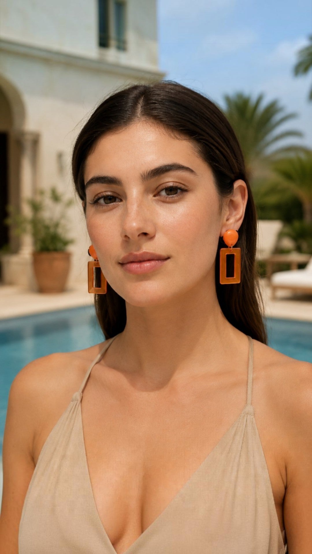 Mia orange earing
