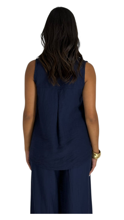 Remi Navy Top