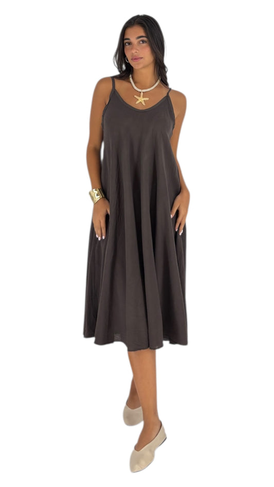 Rajine Brown Dress