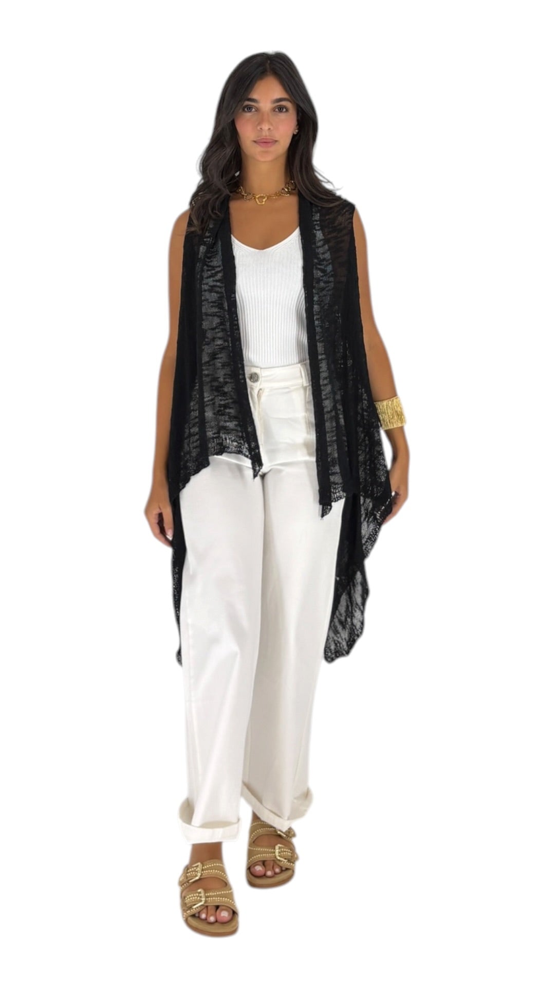 Josie Black Vest