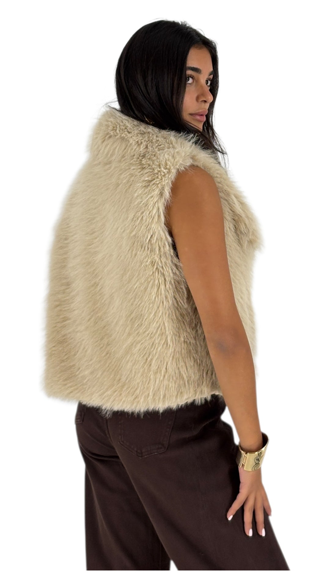 Elida Beige Vest