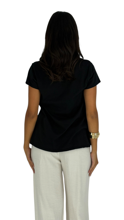 Rania Black T-Shirt