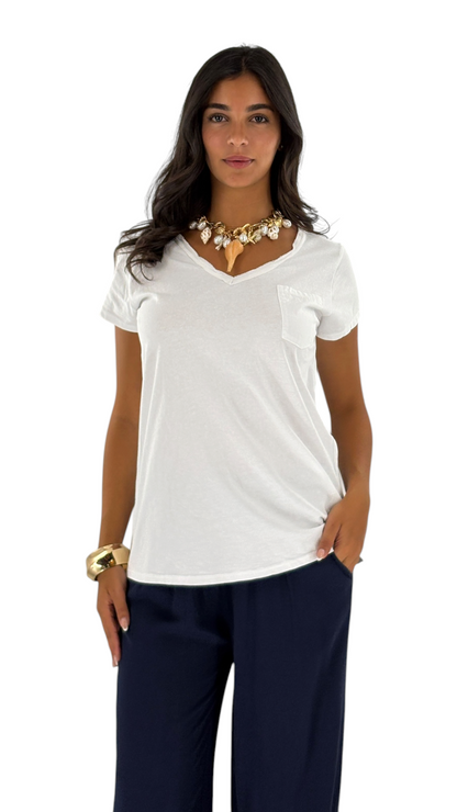 Jina White T-Shirt
