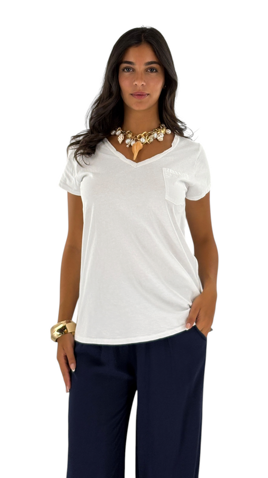 Jina White T-Shirt
