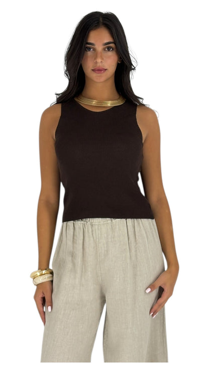 Basilo Brown Top