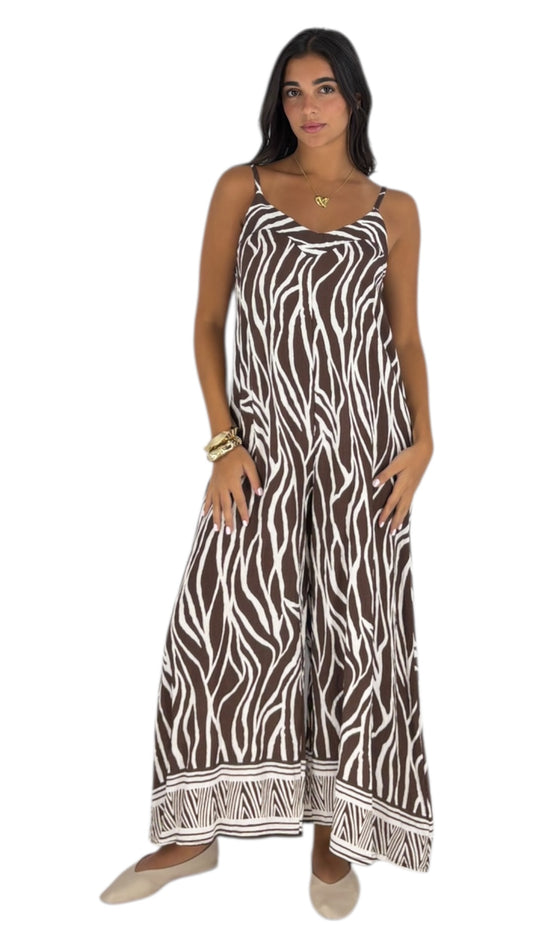 Jana Zebra Jumpsuits