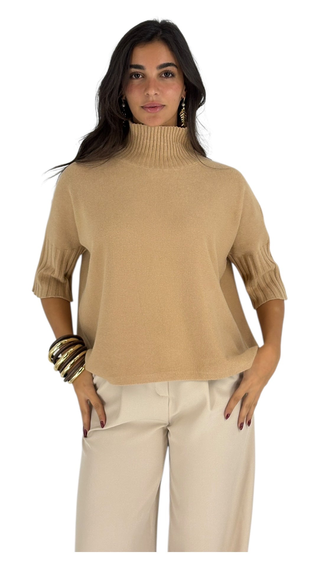 Bianca Camel Top