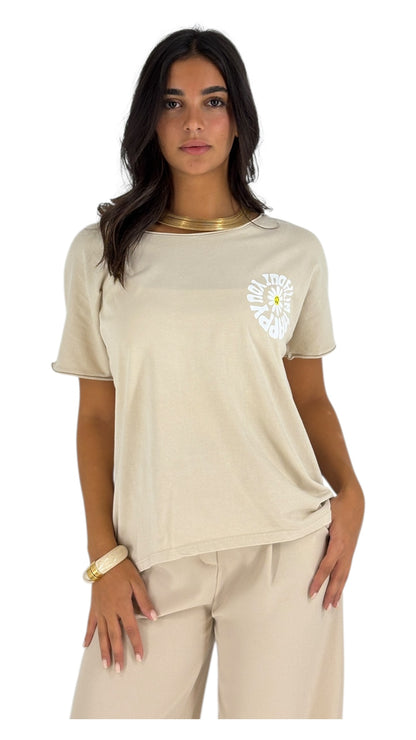 Hana Beige T-shirt