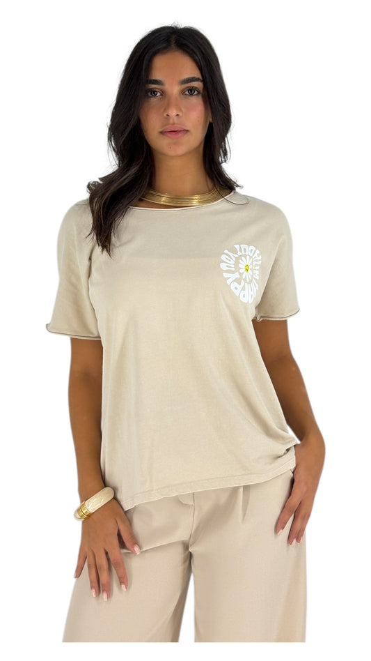 Hana Beige T-shirt