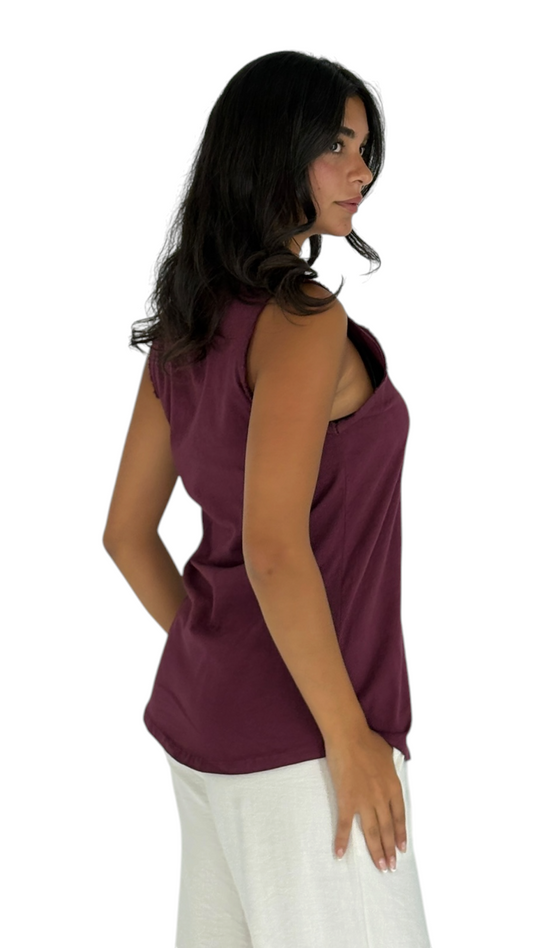 Fadia Dark Cherry Top