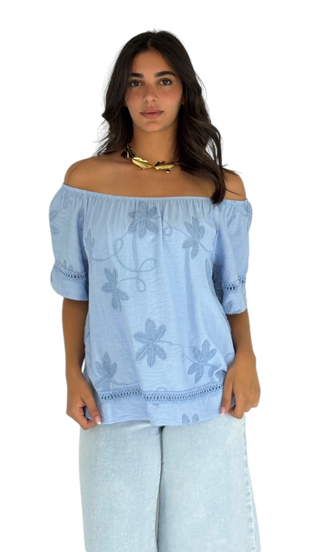 Mari Blue Top