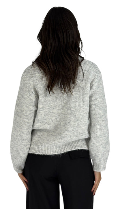 Tauri Light Grey Sweater