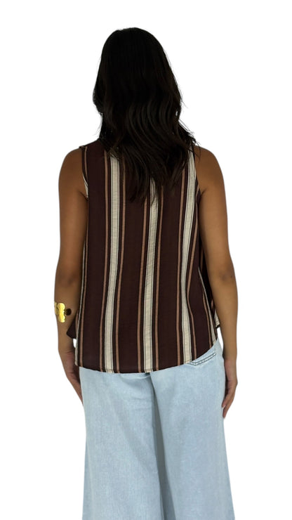 Noor  Brown Top