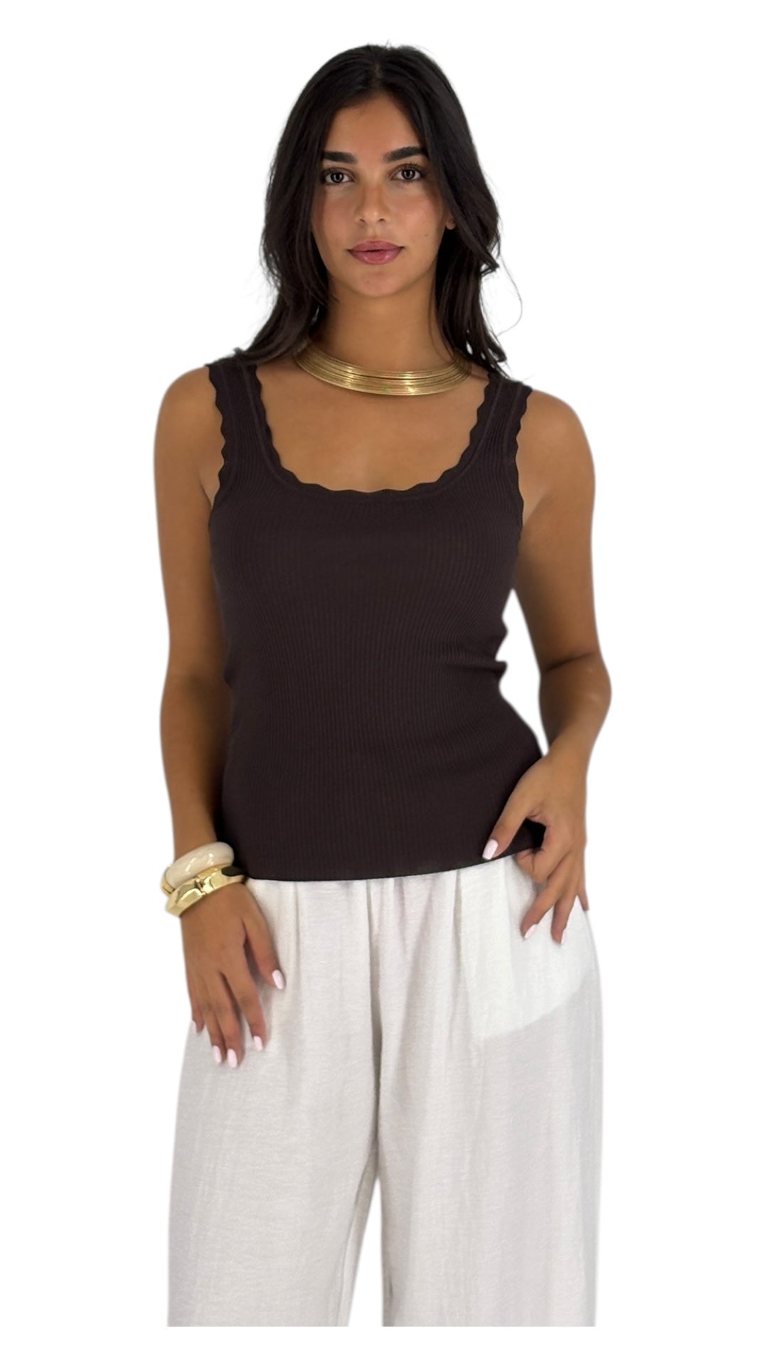Amnda Brown Top