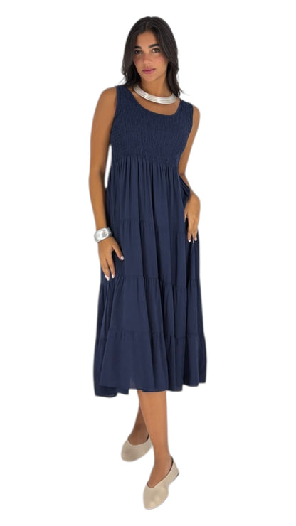 Fadwa Navy Dress