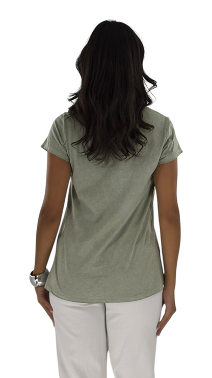 Jina Kaki T-Shirt