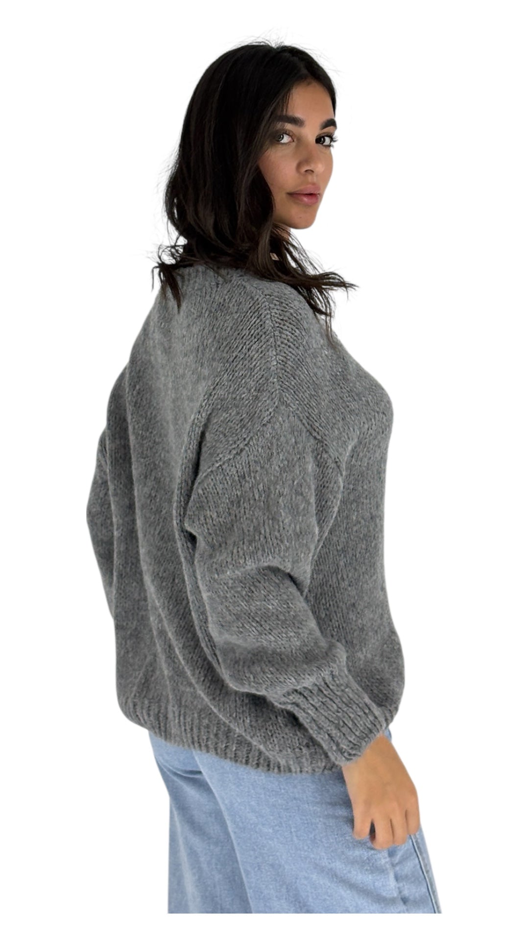 Nazli Grey Sweater